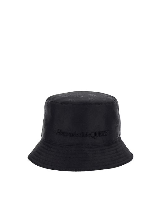 Alexander McQueen Blue Bucket Hat