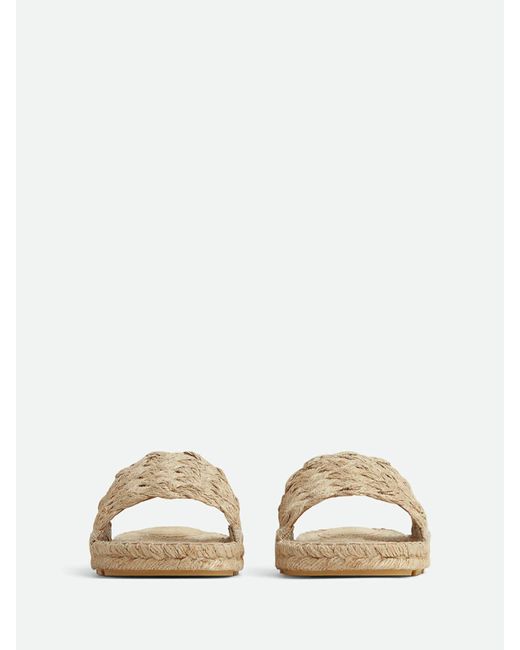 Bottega Veneta Natural Jack Flat Sandals