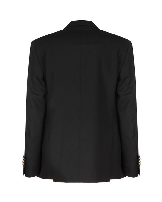 Lardini Black Double-breasted Jacket for men