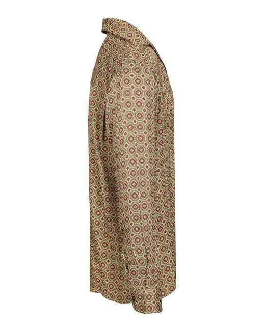 Drole de Monsieur Brown Chemise Geometric for men