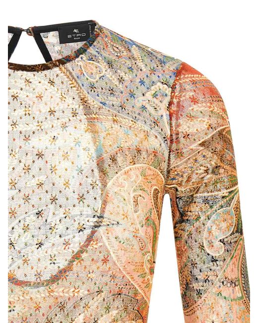 Etro Natural Body Paisley Foliage