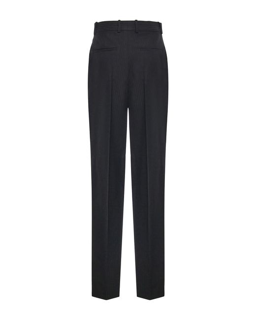 Chloé Blue Tailored Wool Trousers