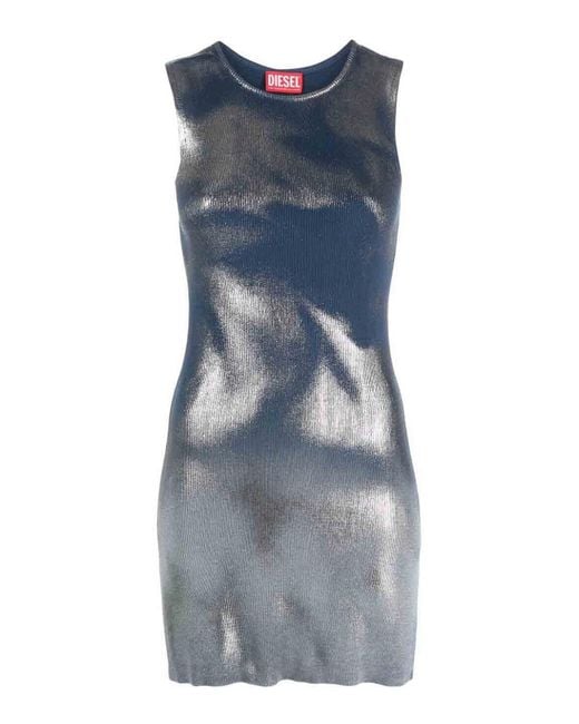 DIESEL Blue Mini Dresses