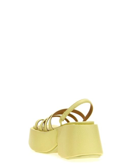 Marsèll Yellow Marsèll Strappy Platform Sandals