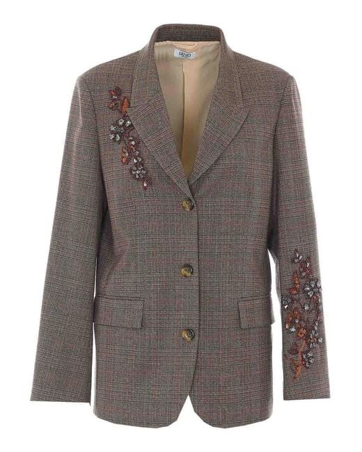 Liu Jo Gray Blazer