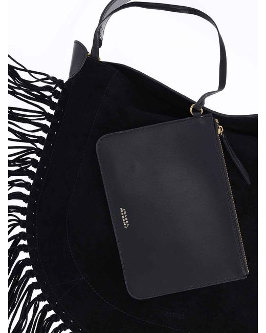 Isabel Marant Black Medium Bag Oksan Soft