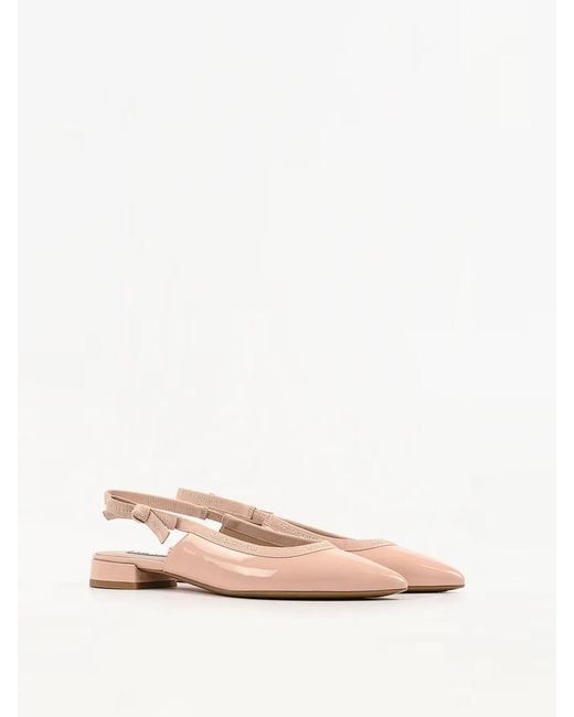 Karl Lagerfeld Pink Kerrie Ribbon Sling Back
