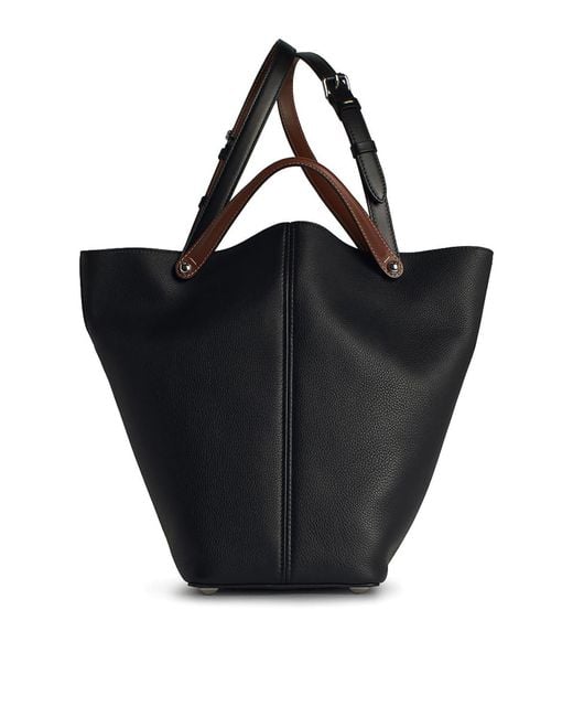 Maison Margiela Black Dress Age Leather Bag