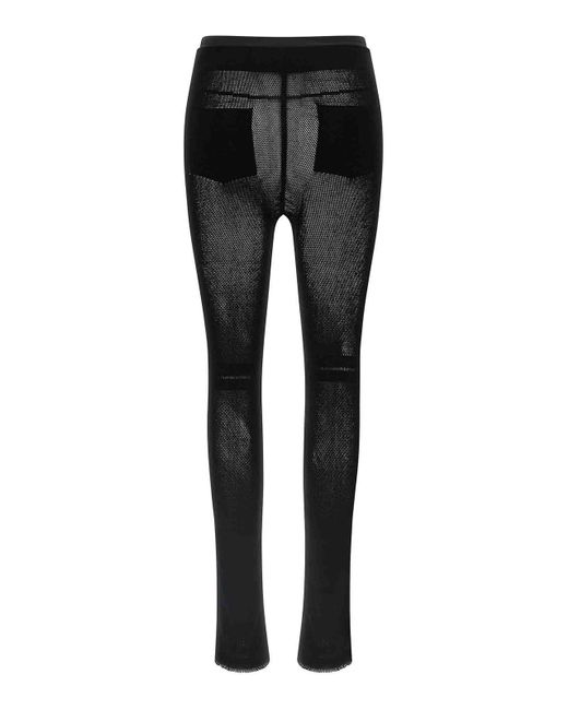 Issey Miyake Black Seen Unseen Ap Leggings
