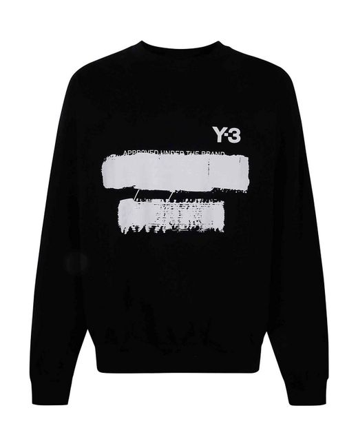 Y-3 Black Pullover for men