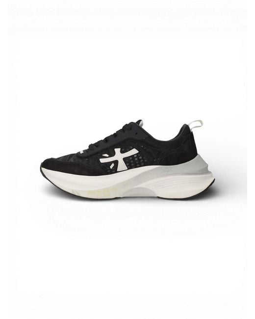 Premiata White Sneakers Nero