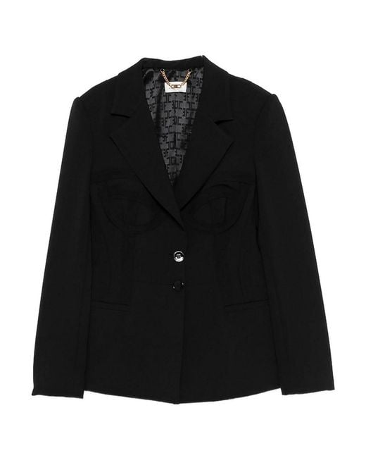 Elisabetta Franchi Black Jacket