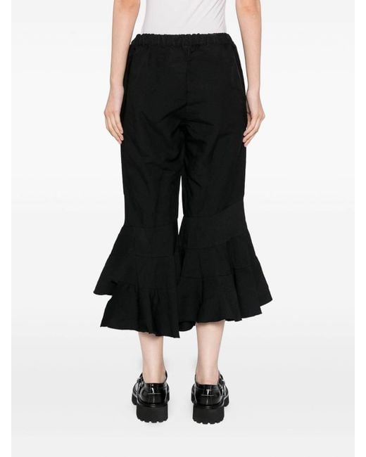 Comme des Garçons Black Cropped Trousers
