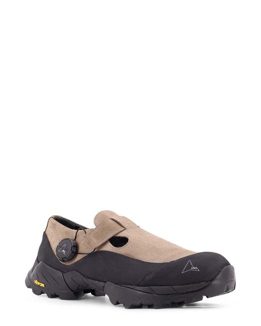 Roa Gray Sneakers Pala Suede With Cut-Out Detail for men