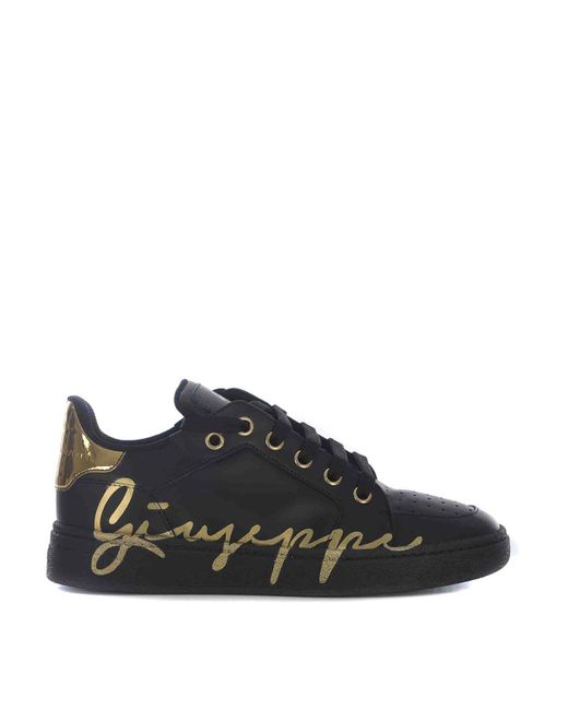 Giuseppe Zanotti Black Sneakers "Gz94" for men