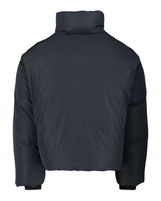 AMI Black Logo Down Jacket for men