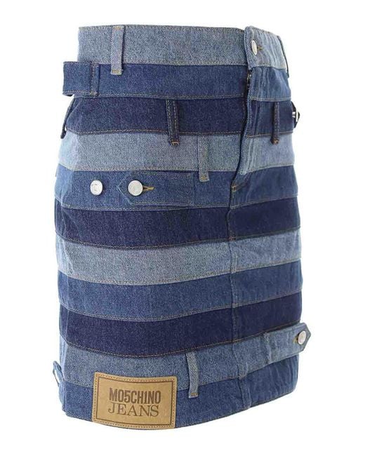 Moschino Blue Denim Skirts