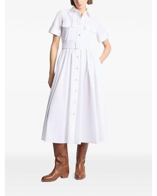 Fay White Midi Dress