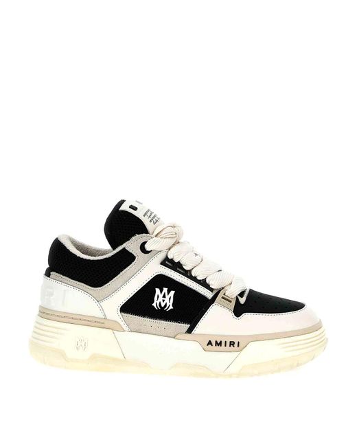 Amiri MA-1 ロートップ スニーカー Amiri Men's MA-1 Leather & Mesh Low-Top Sneakers | Neiman Marcus