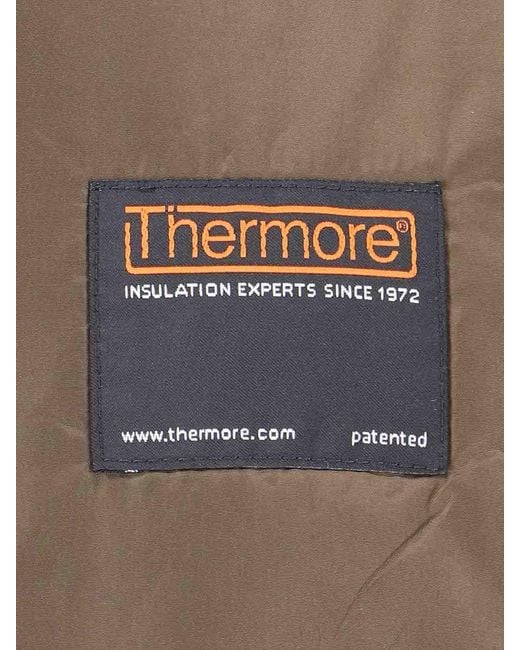 Aspesi Brown Nylon Shirt Jacket for men