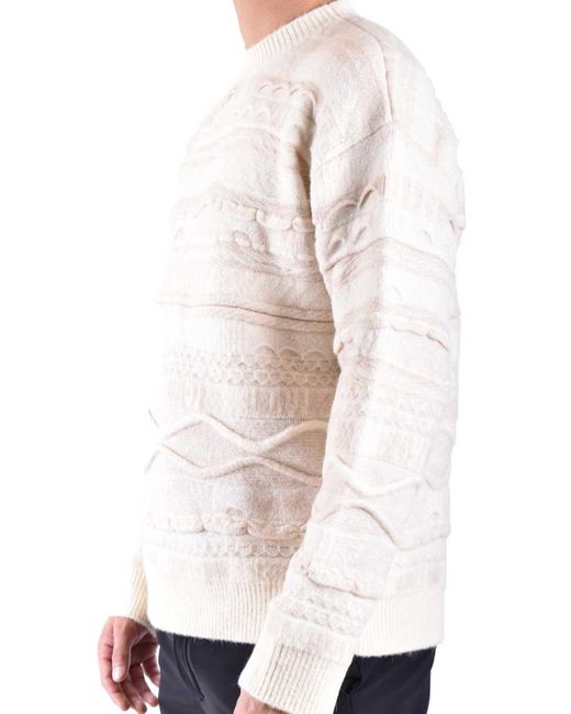 Laneus Natural Sweater for men
