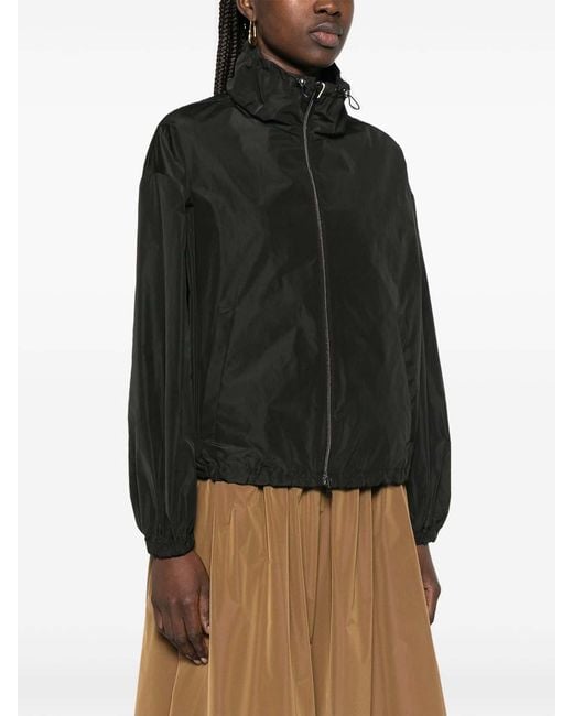 Herno Black Elegant Jacket For Spring Summer 2025