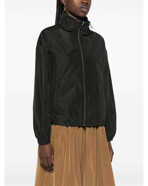 Herno Black Elegant Jacket For Spring Summer 2025
