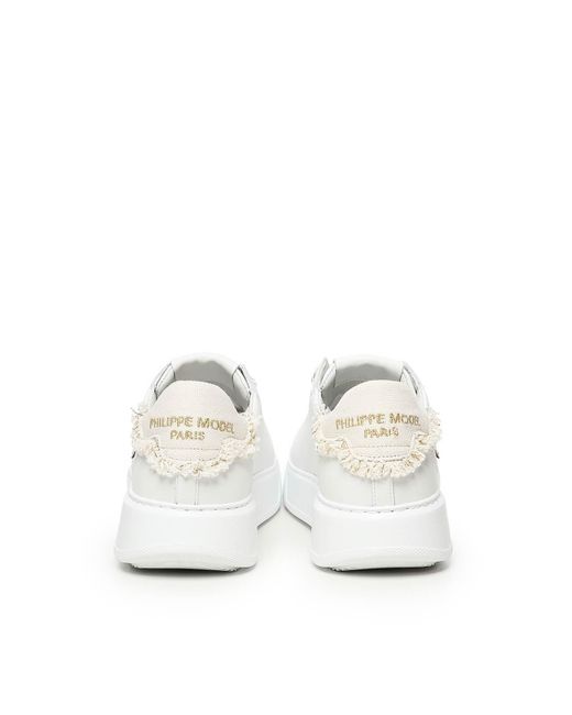 Philippe Model White Sneaker Temple