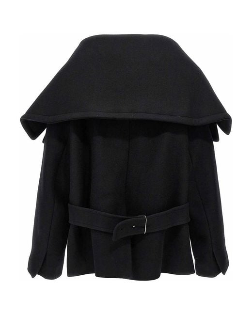Jacquemus Black Le Caban Caruso' Coat