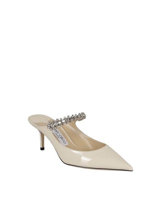Jimmy Choo White Bing 65 Sandals