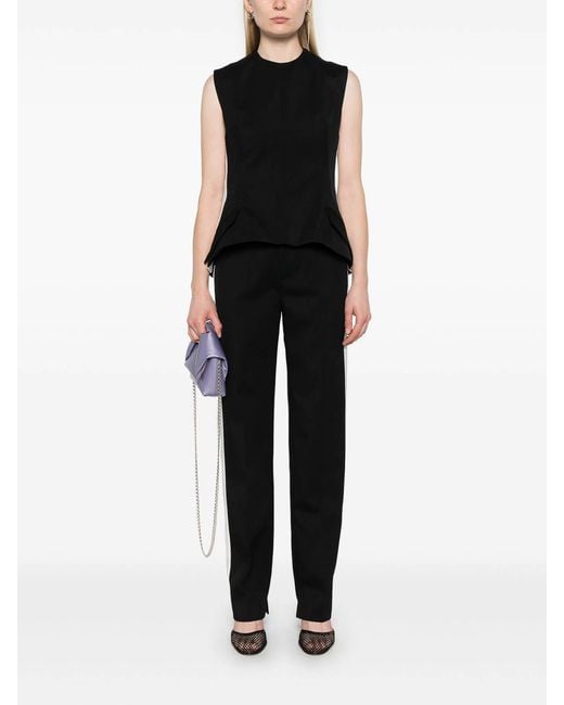 MERYLL ROGGE Black Twill-Weave Vest