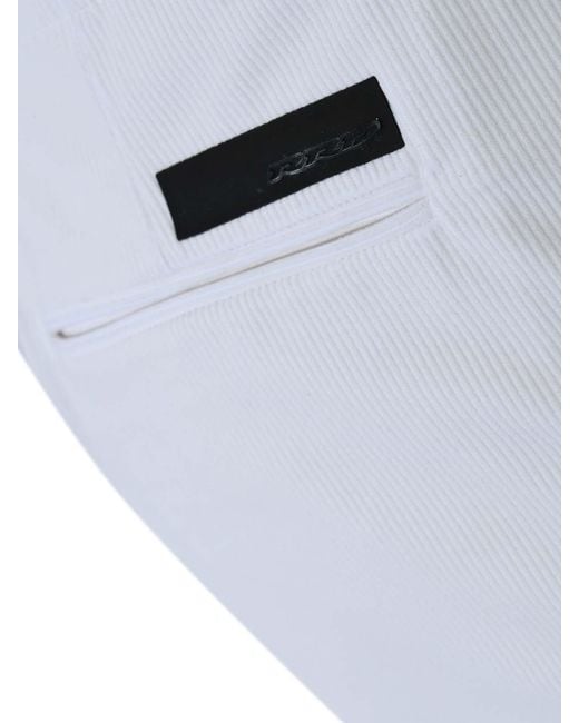 Rrd White Velvet Flex 1000 Week End Trousers for men
