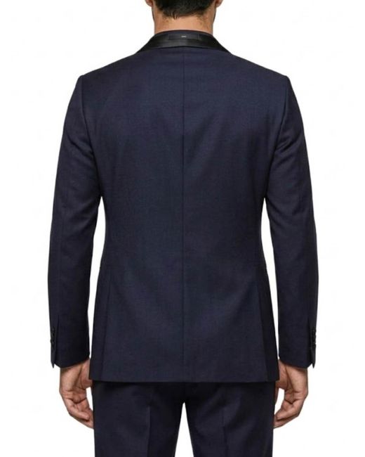 Franzese Collection Blue 100% Super 110S Virg for men