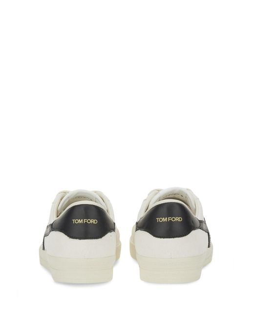Tom Ford White Jarvis Sneaker for men