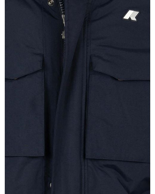 K-Way Blue Jacket for men