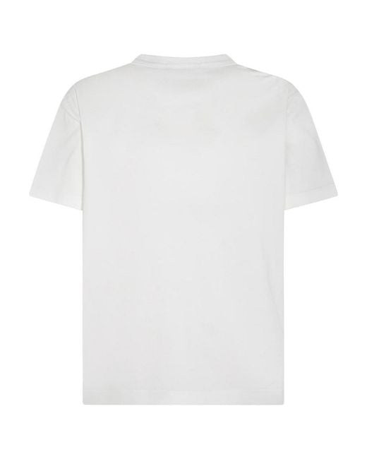 Fabiana Filippi White Cotton T-Shirt