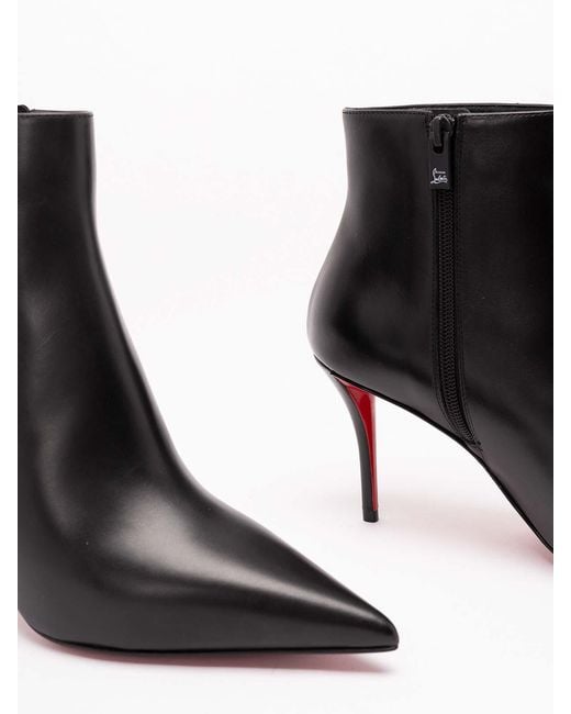 Christian Louboutin Black 'Miss Z 80' Boots