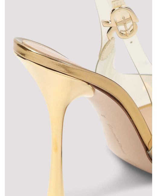 Gianvito Rossi White Plexi Pump