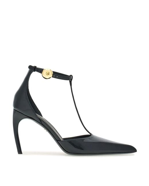 Ferragamo White Odette Pumps