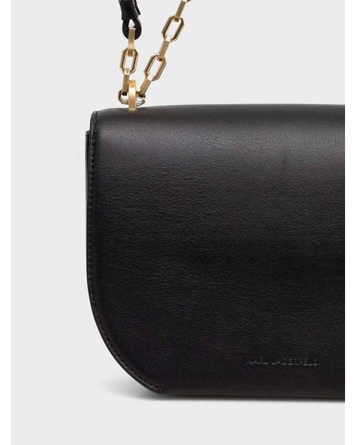 Karl Lagerfeld Black K/Forever Sm Crossbody