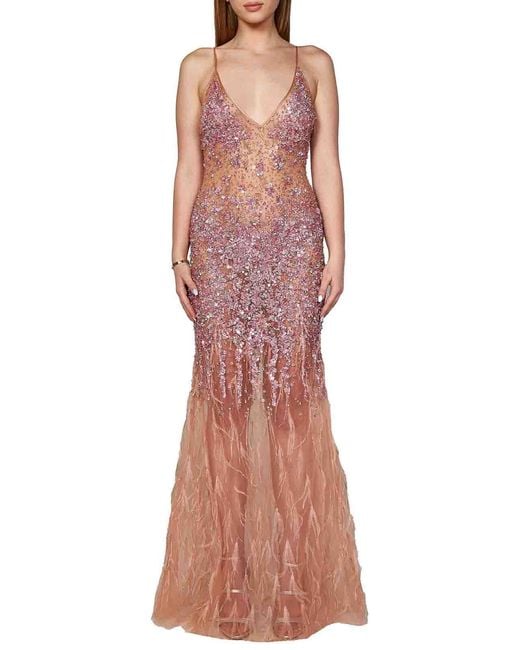 ROOM76 Purple Long Dress