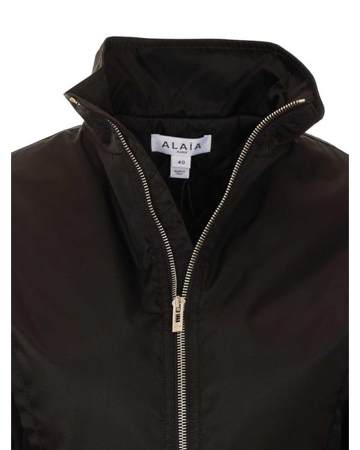 Alaïa Black Belted Bomber