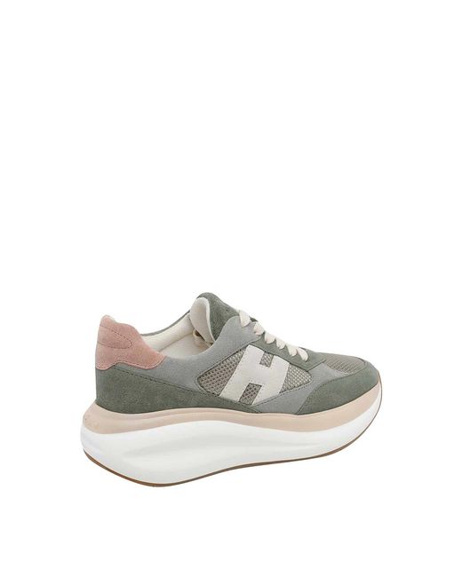 Hogan White Maxi Sneakers