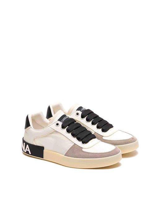 Dolce & Gabbana Natural Portofino Sneakers for men