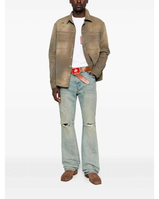 DSquared² Brown Carpenter Shirt for men