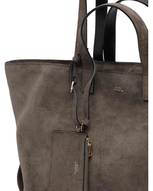 A.P.C. Black Fonce Le Drummer Shoulder Bag