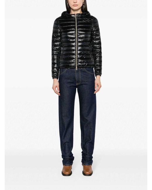 Herno Black Nylon Short Down Jacket