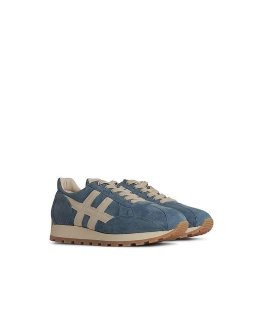Hogan Blue 86Er Logo Patch Sneakers for men