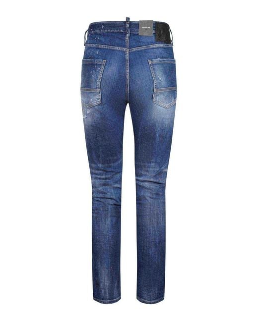 DSquared² Blue Cool Guy Jeans Made Of Stretch Denim for men