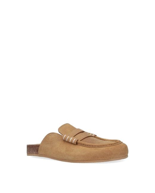 J.W. Anderson Brown Loafer Mules